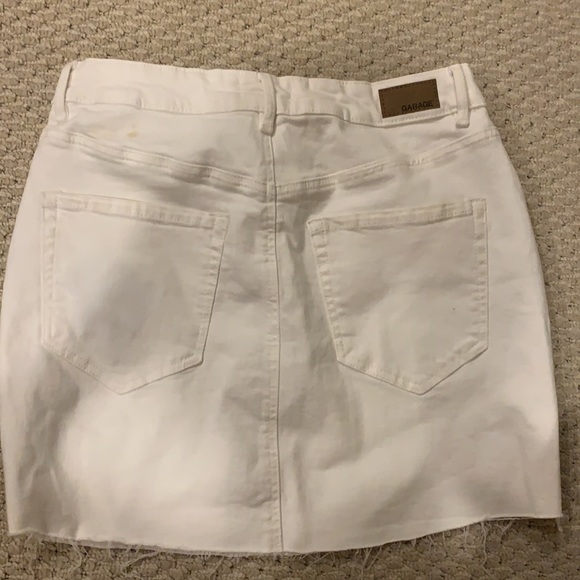 White jean skirt from Garage Size M - Picture 2 of 3